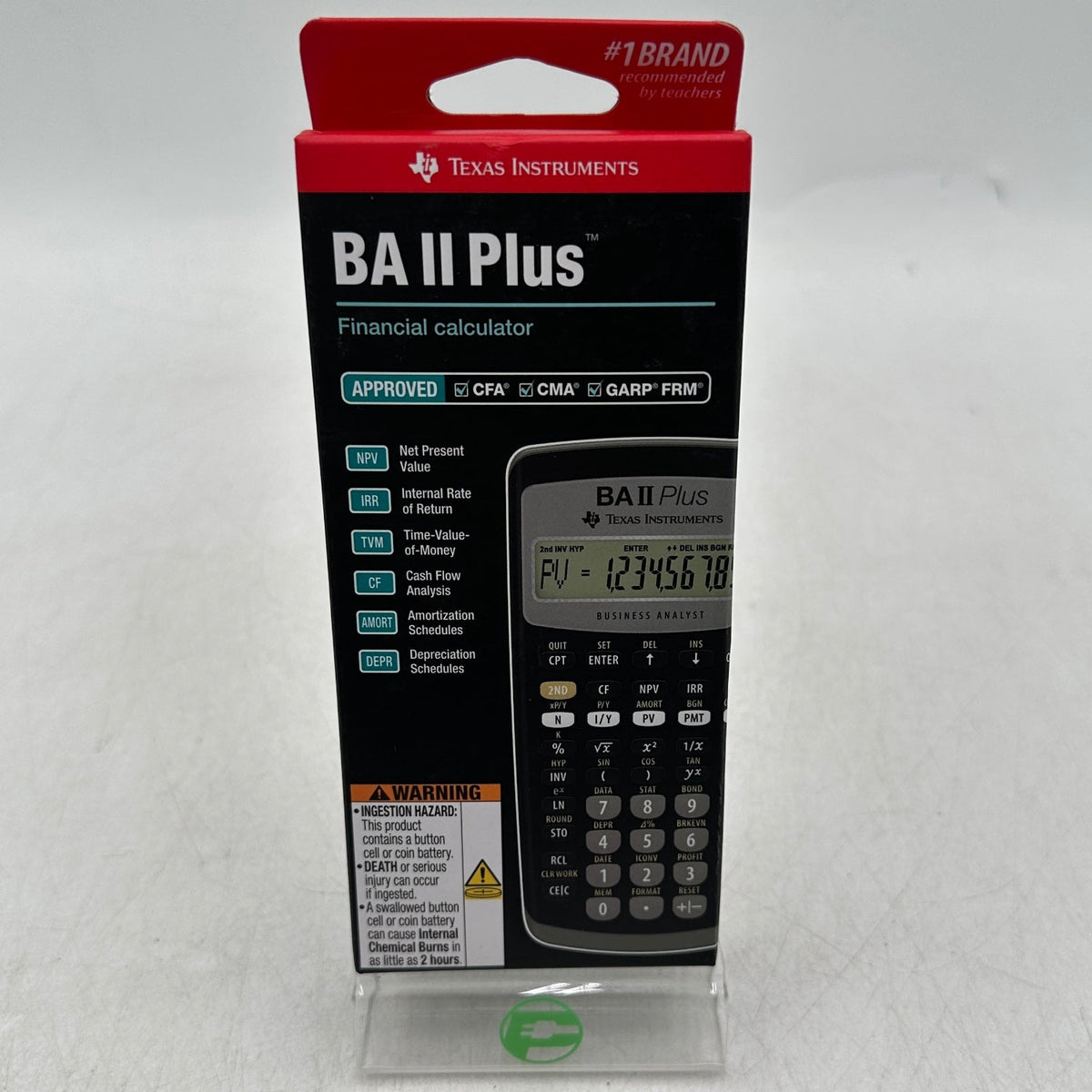 New Texas Instruments BA II Plus Graphing Calculator