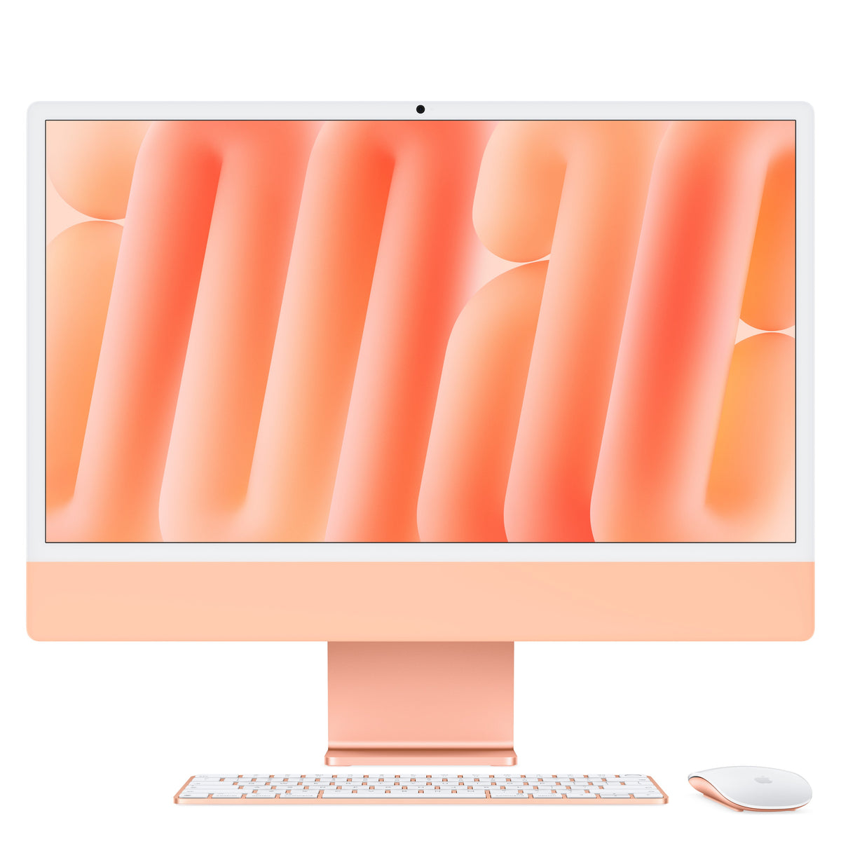 iMac - M6 12-core CPU 12-core GPU - 16GB Memory - 256GB Storage - Standard glass - Orange