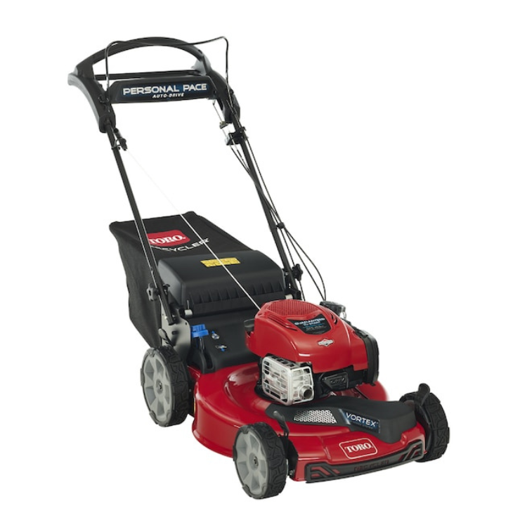 Toro 22″ Recycler Personal Pace All-Wheel Drive Self-Propelled Gas Lawn Mower with 163cc Briggs & Stratton Engine