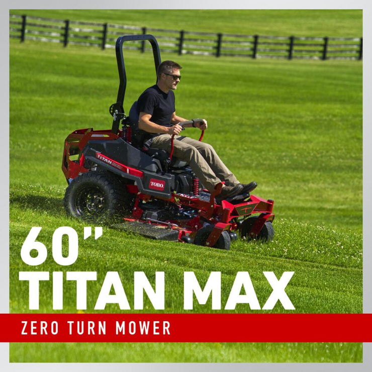 Toro TITAN MAX MyRIDE 60 in. Zero Turn Riding Lawn Mower with 24 HP Kawasaki Engine