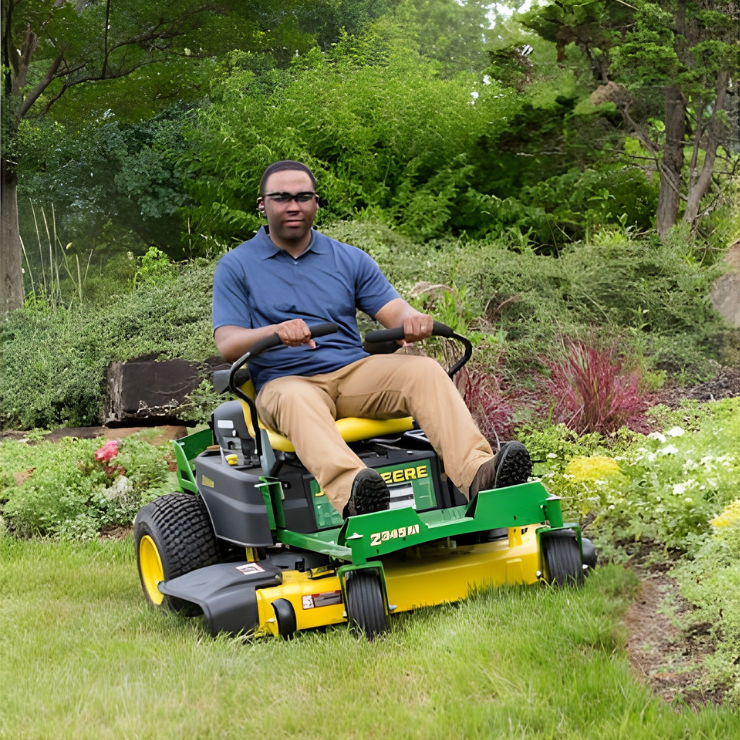 John Deere Z345M 42 in. 22 HP Dual Hydrostatic Zero Turn Riding Lawn Mower