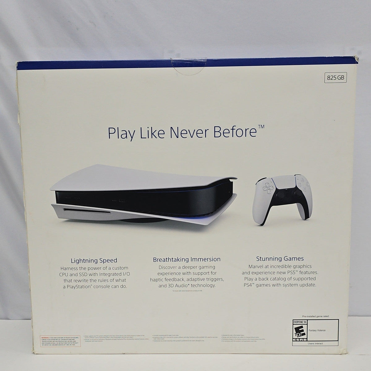 New Sony PlayStation 5 Disc PS5 825GB White Console Gaming System CFI-1115A