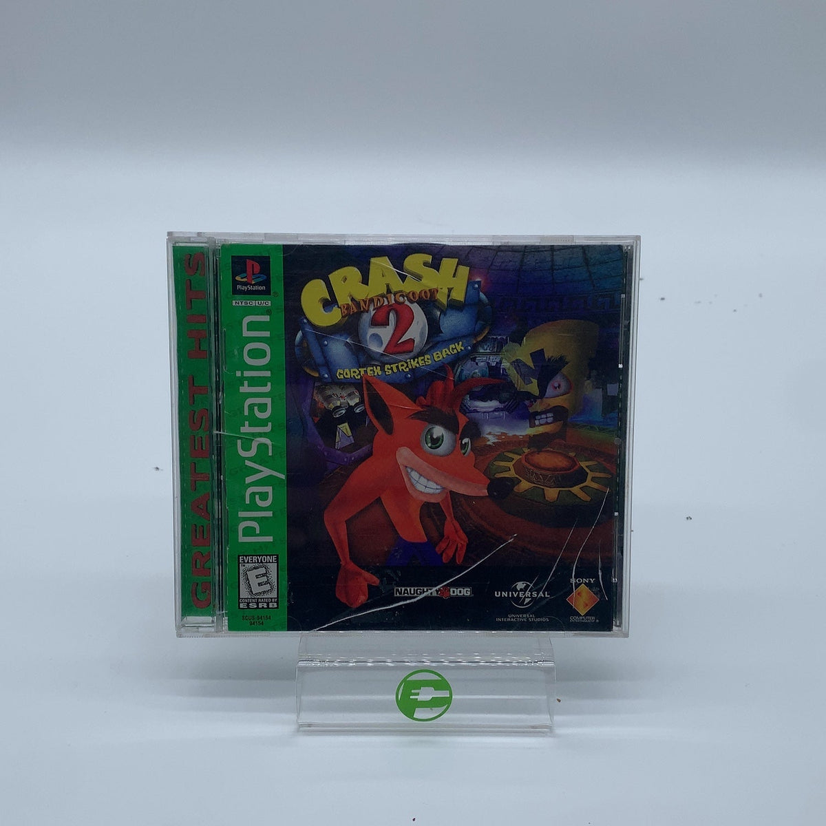 Crash Bandicoot 2 Cortex Strikes Back Greatest Hits Sony PlayStation 1 PS1, 1998