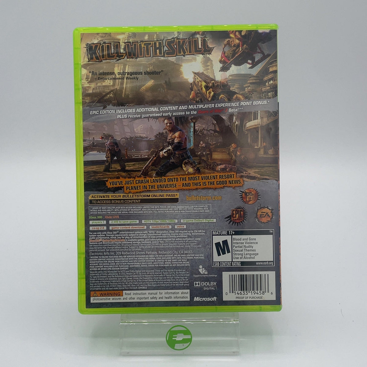 Bulletstorm [Epic Edition] (Microsoft Xbox 360, 2011)
