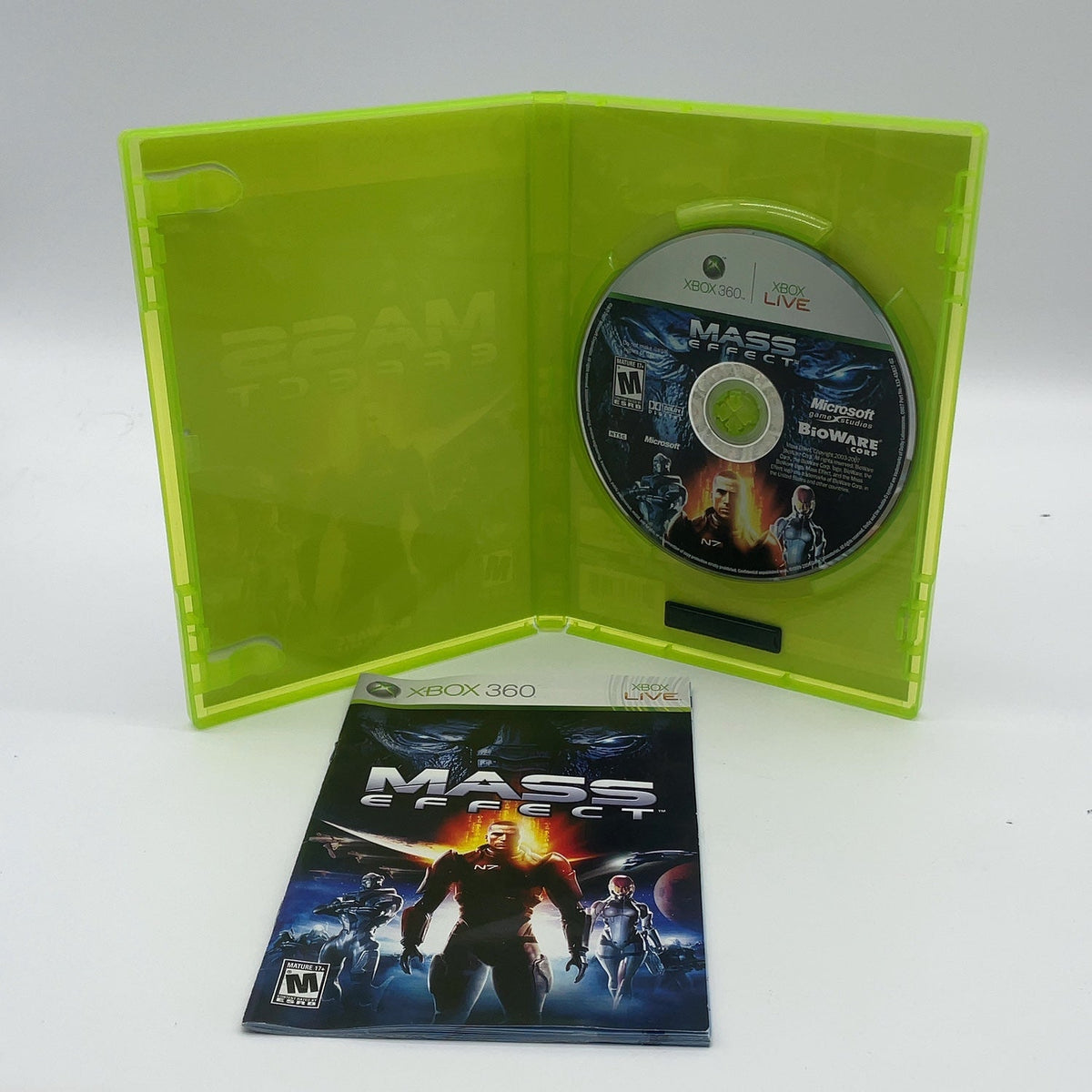 Series of 3 Mass Effect Microsoft Xbox 360 Games Complete Trilogy