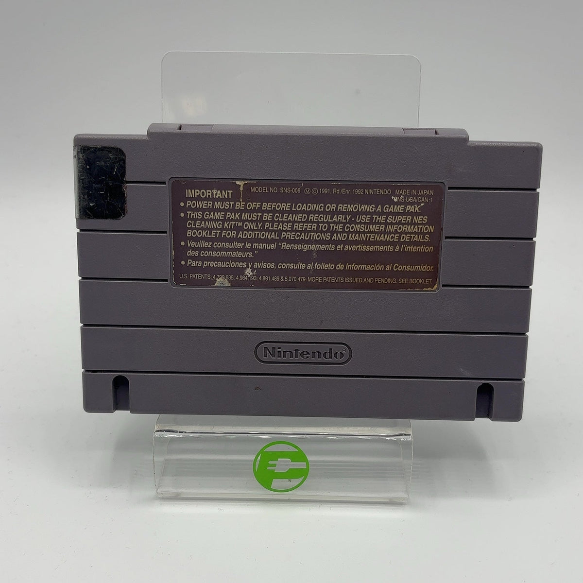The Jungle Book (Nintendo NES, 1994) Cartridge Only