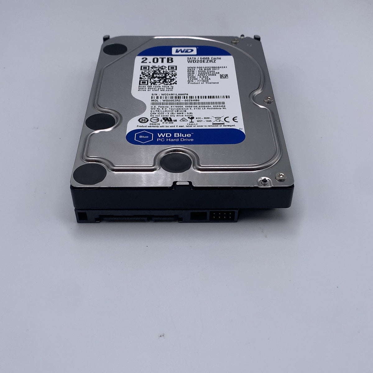 Western Digital WD 3.5" WD Blue SN550 2TB SATA III 6Gbps HDD WD20EZRZ