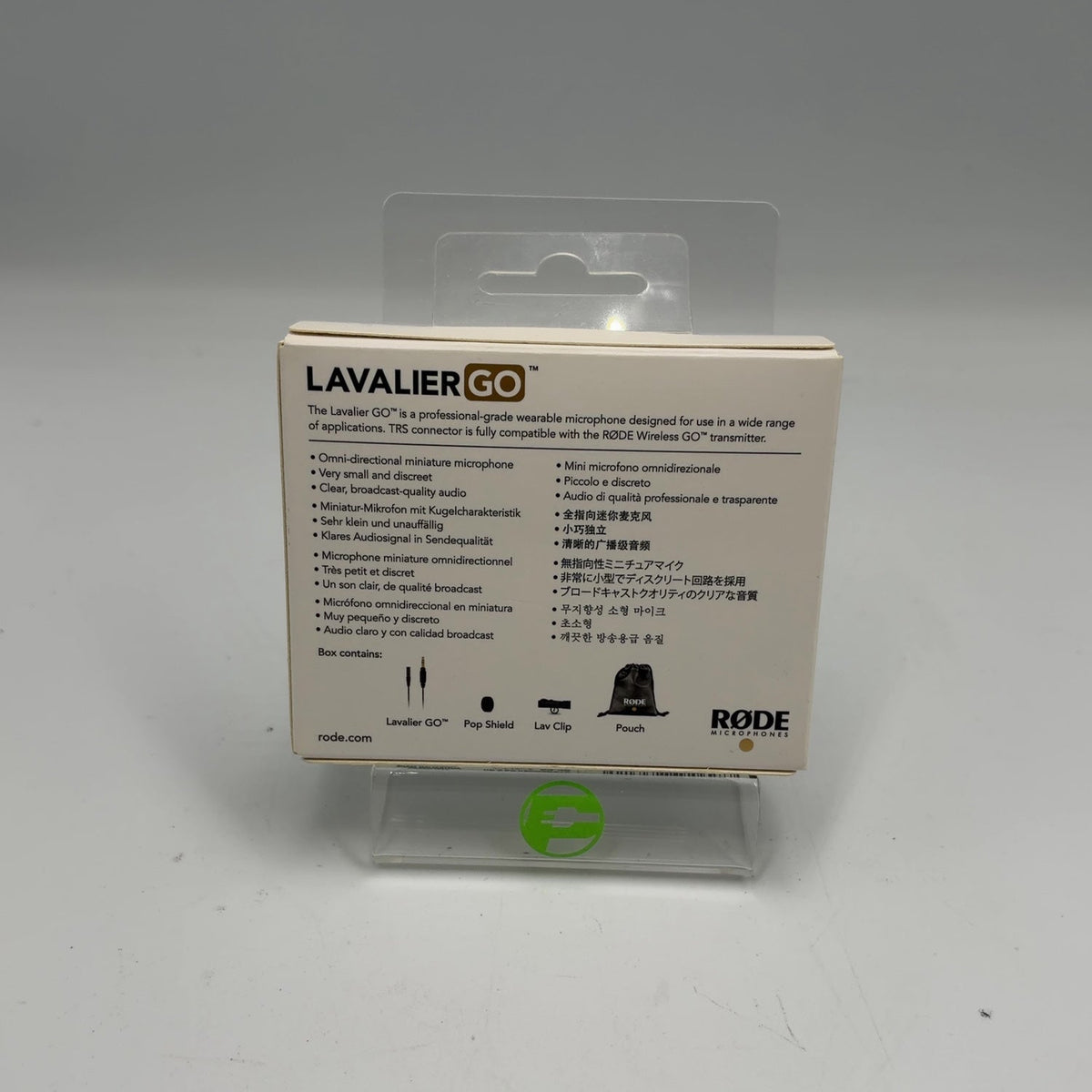 New Rode Lavalier Go 20Hz - 20kHz Professional Wearable Microphone LAVGO