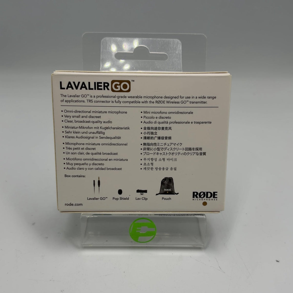 New Rode Lavalier Go 20Hz - 20kHz Professional Wearable Microphone LAVGO