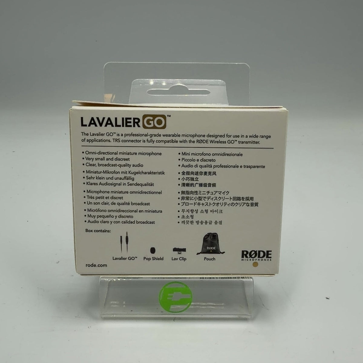 New Rode Lavalier Go 20Hz - 20kHz Professional Wearable Microphone LAVGO