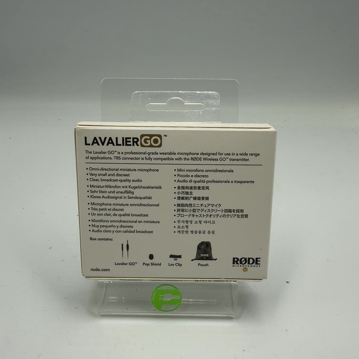 New Rode Lavalier Go 20Hz - 20kHz Professional Wearable Microphone LAVGO