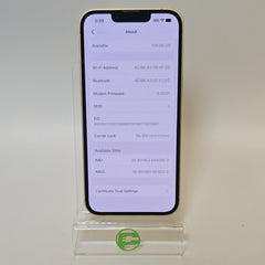 Factory Unlocked Apple iPhone 14 128GB Yellow MR3J3LL/A