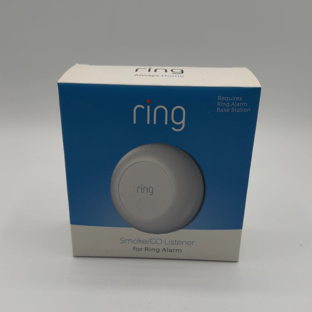New Ring Smoke/CO Listener Smoke/Carbon Monoxide Audio Sensor Gray 4SS1S8-0EN0