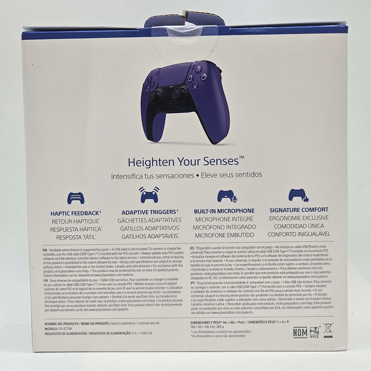 New Sony PlayStation 5 PS5 DualSense Wireless Controller Galactic Purple 