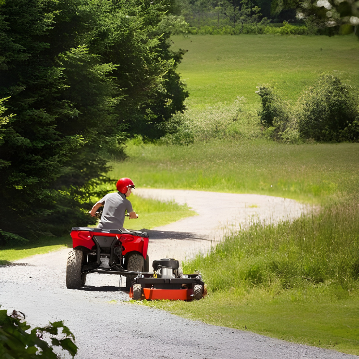 DR Field and Brush Mower – PRO 44T (17.5 HP) Tow-Behind