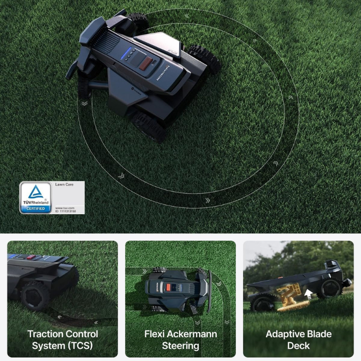 Segway Navimow X430 Wire-Free Robotic Lawn Mower for Up to 1 Acre – Standard Set