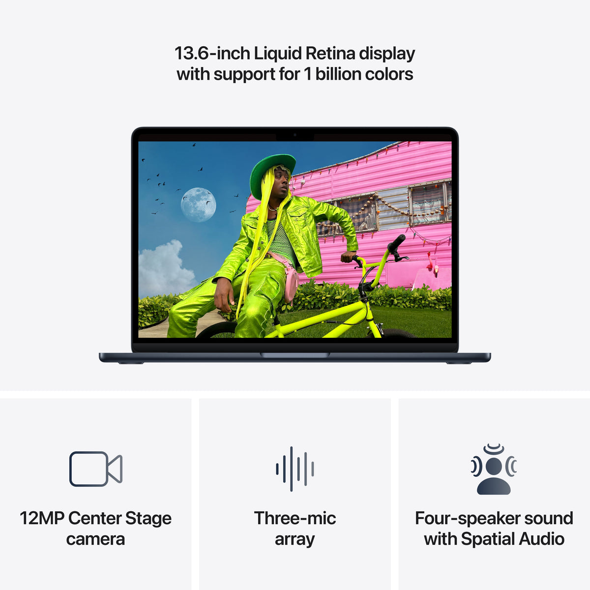 13-inch MacBook Air - M5 10-core CPU 10-core GPU - 32GB Memory - 1TB Storage - Midnight