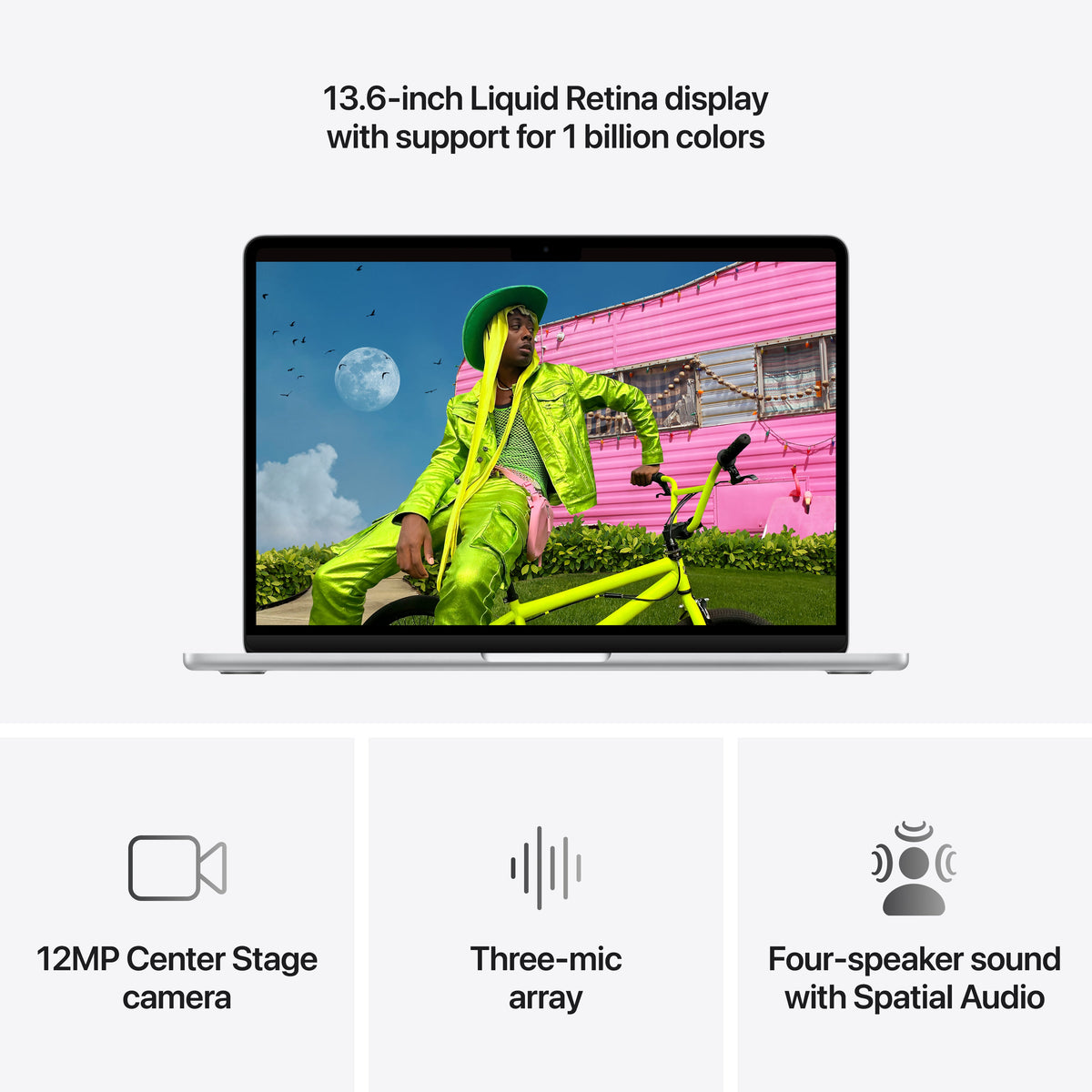 13-inch MacBook Air - M5 10-core CPU 10-core GPU - 24GB Memory - 1TB Storage - Silver