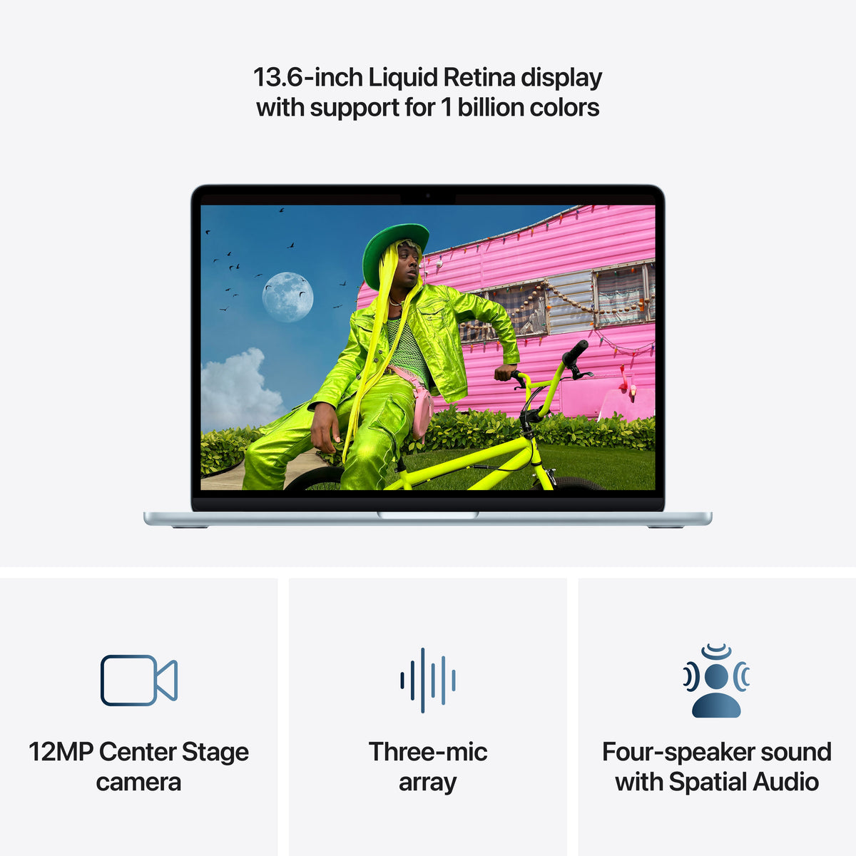 13-inch MacBook Air - M5 10-core CPU 10-core GPU - 16GB Memory - 4TB Storage - Sky Blue