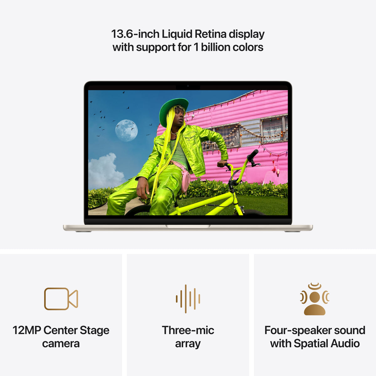 13-inch MacBook Air - M5 10-core CPU 10-core GPU - 16GB Memory - 1TB Storage - Starlight