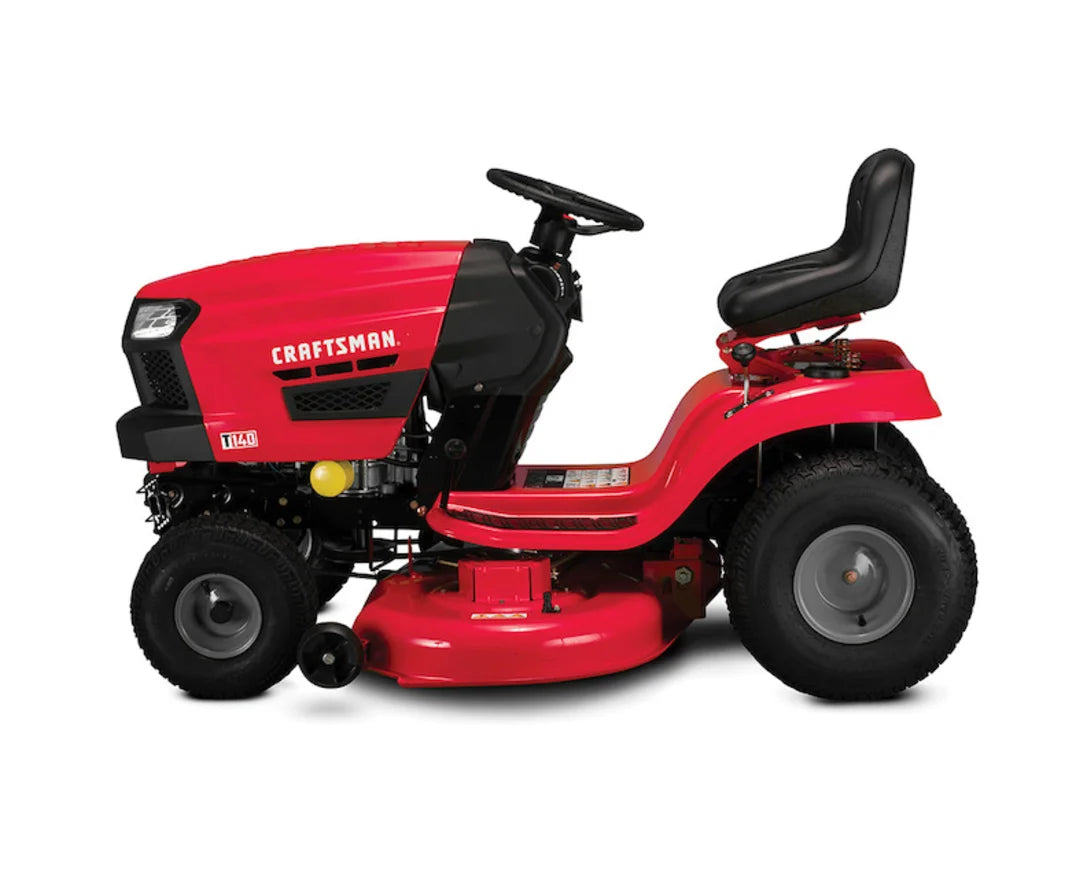 Craftsman T140 | 46″ 18.5HP Riding Mower | 540cc Briggs and Stratton Engine | Turf Saver Wheels