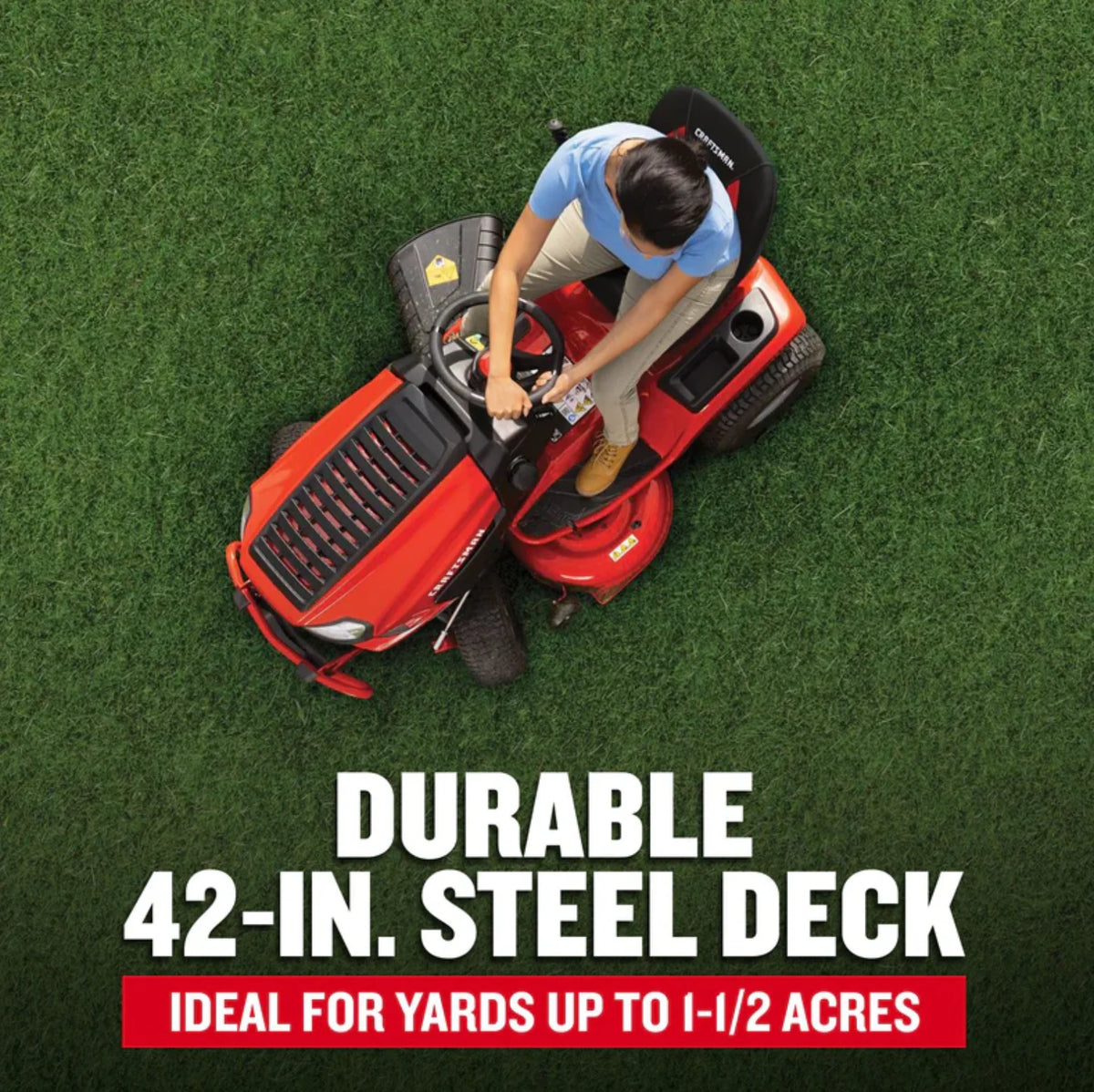 Craftsman T2200K | 42-in 20 HP 725cc Hydrostatic Riding Mower