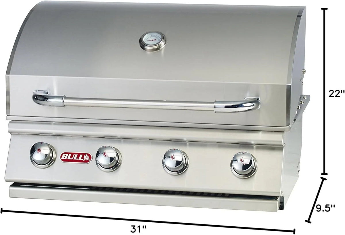 Bull Outlaw 30 inch 4 Burner Built in Natural Gas Grill