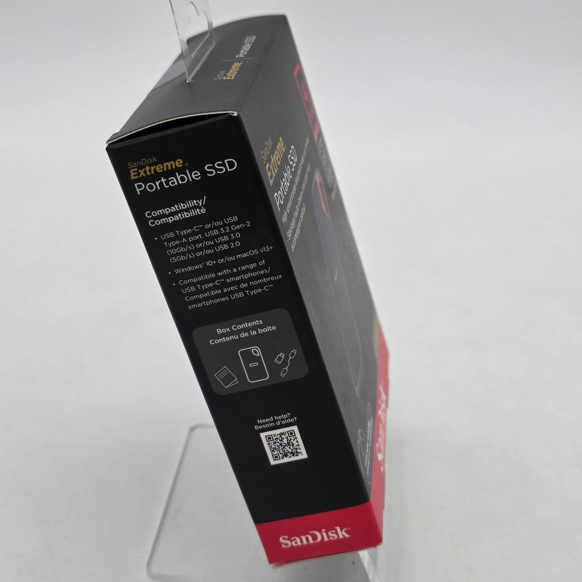 SanDisk 2.5" Extreme Portable SSD 4TB M.2 NVMe Gen 3.0 x 4 SSD SDSSDE61-4T00-G25