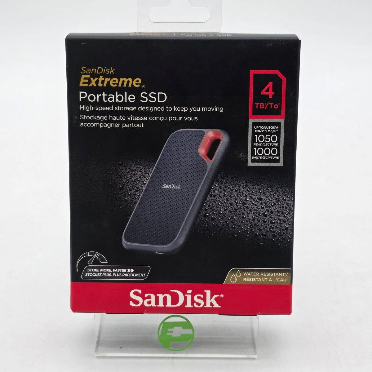 SanDisk 2.5" Extreme Portable SSD 4TB M.2 NVMe Gen 3.0 x 4 SSD SDSSDE61-4T00-G25