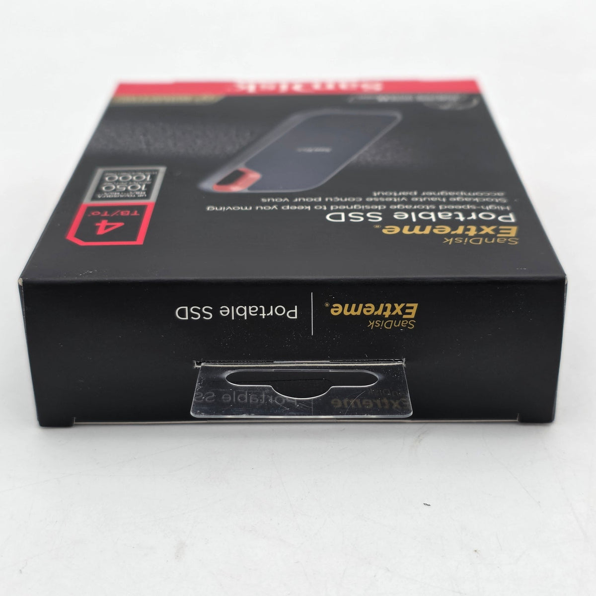 SanDisk 2.5" Extreme Portable SSD 4TB M.2 NVMe Gen 3.0 x 4 SSD SDSSDE61-4T00-G25